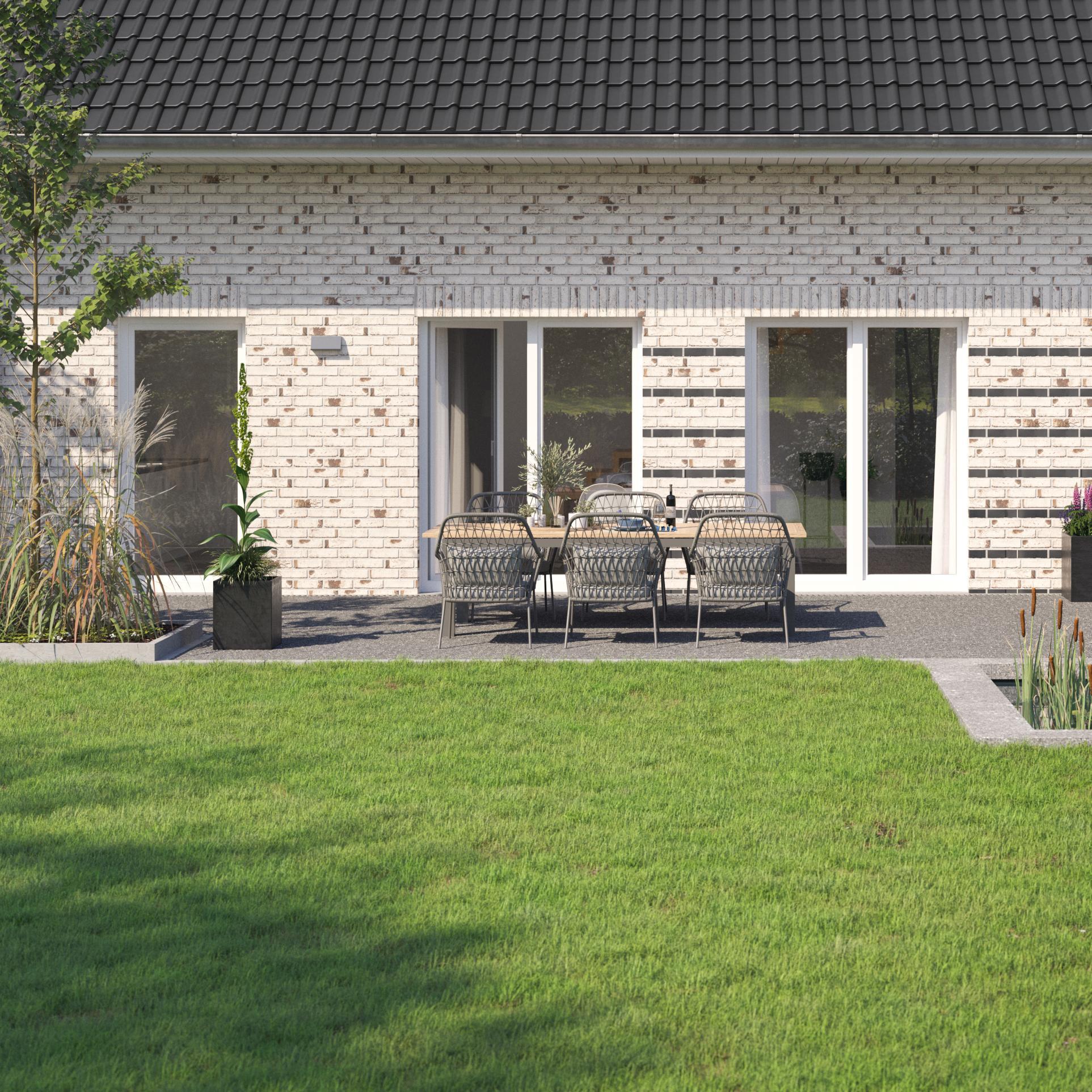 Viele bodentiefe Fenster/Glasfassade beim Maxime 800