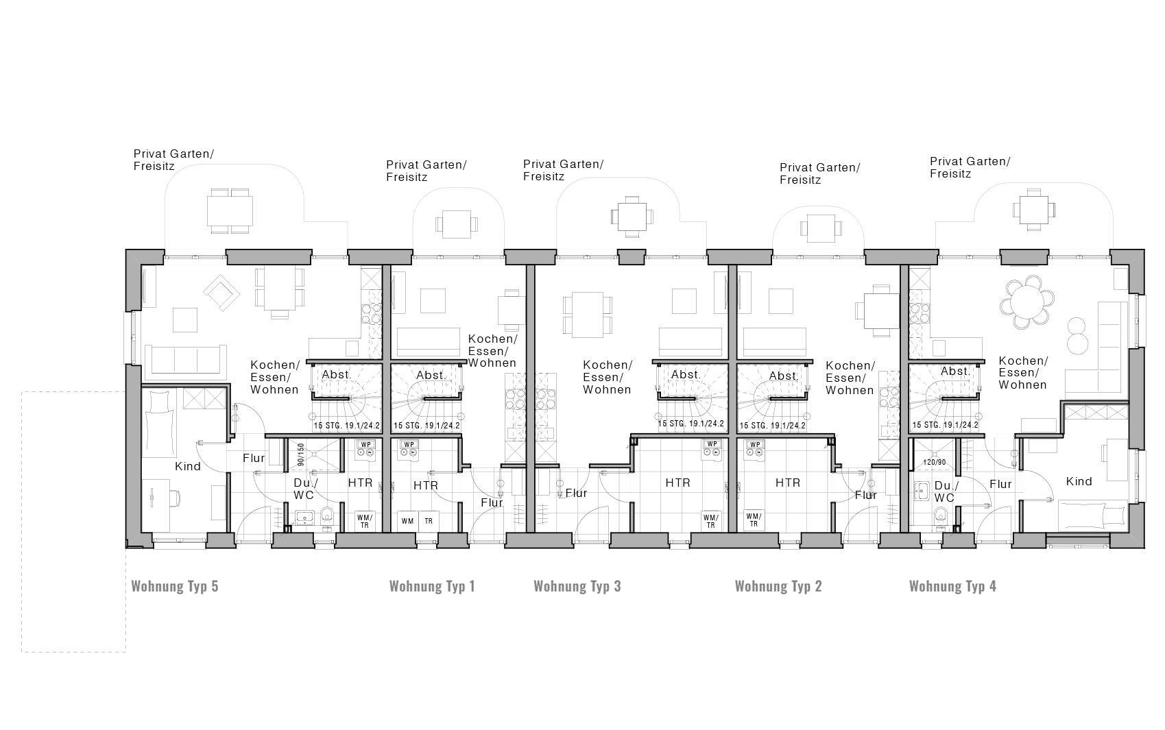 Grundriss Power Townhouse Erdgeschoss