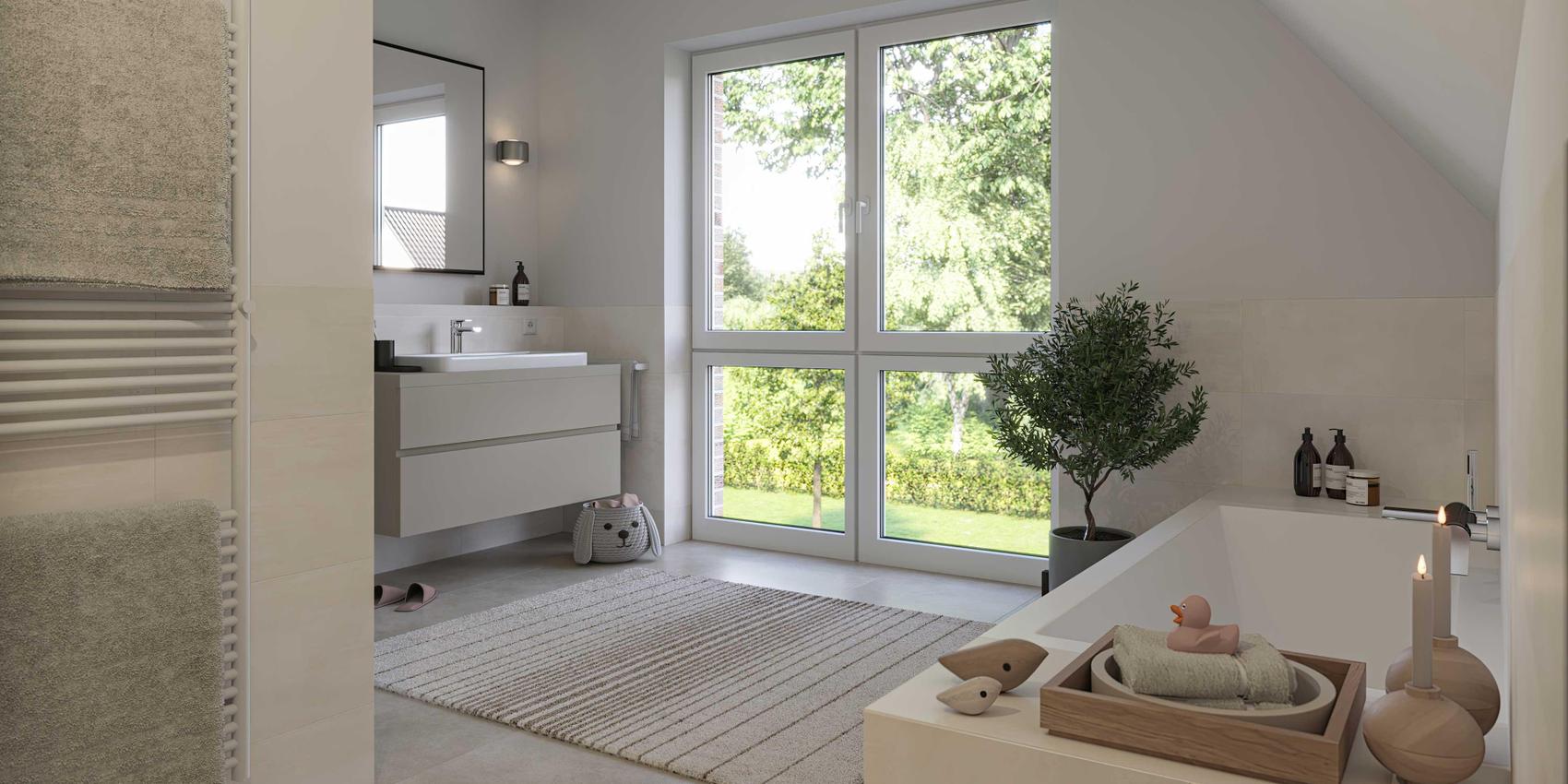 Badezimmer zeitlos im Viebrockhaus Maxime 380