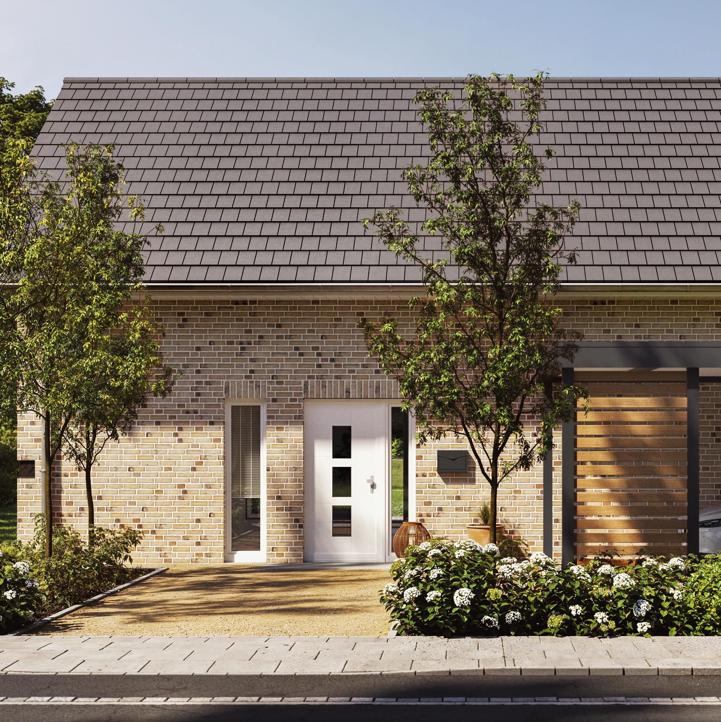 Haustür mit Seitenteil beim Viebrockhaus V3