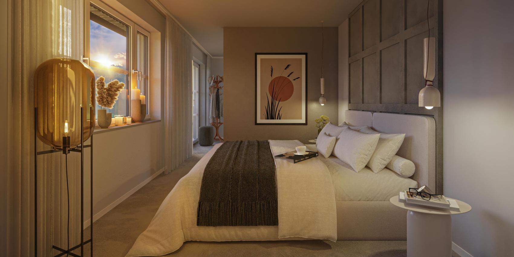 Schlafzimmer im Viebrockhaus Edition 800 II