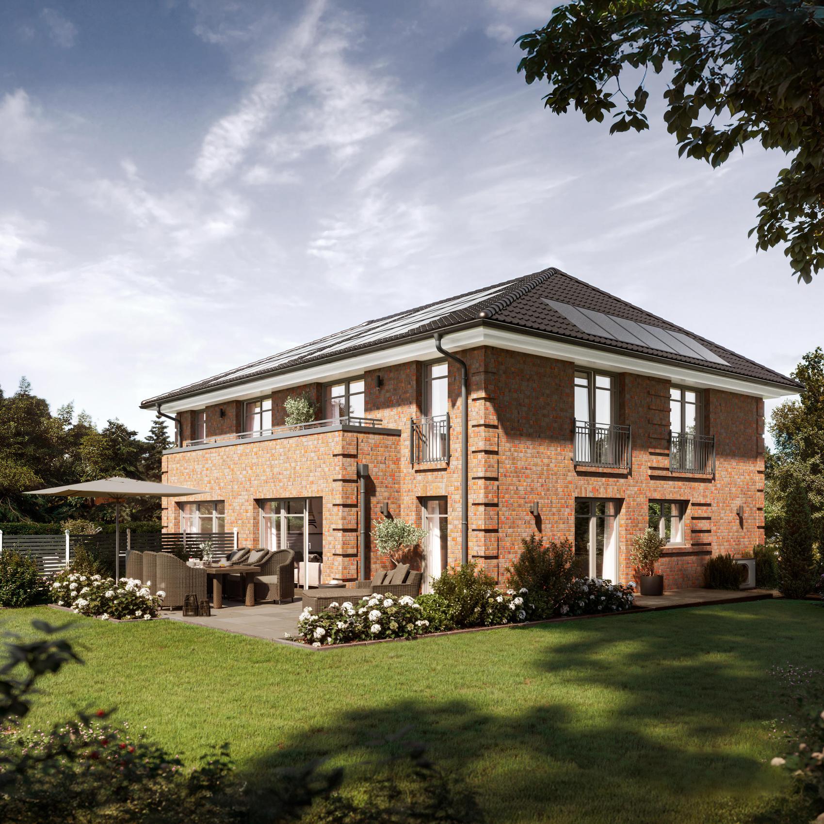 Haus mit Zeltdach von Viebrockhau