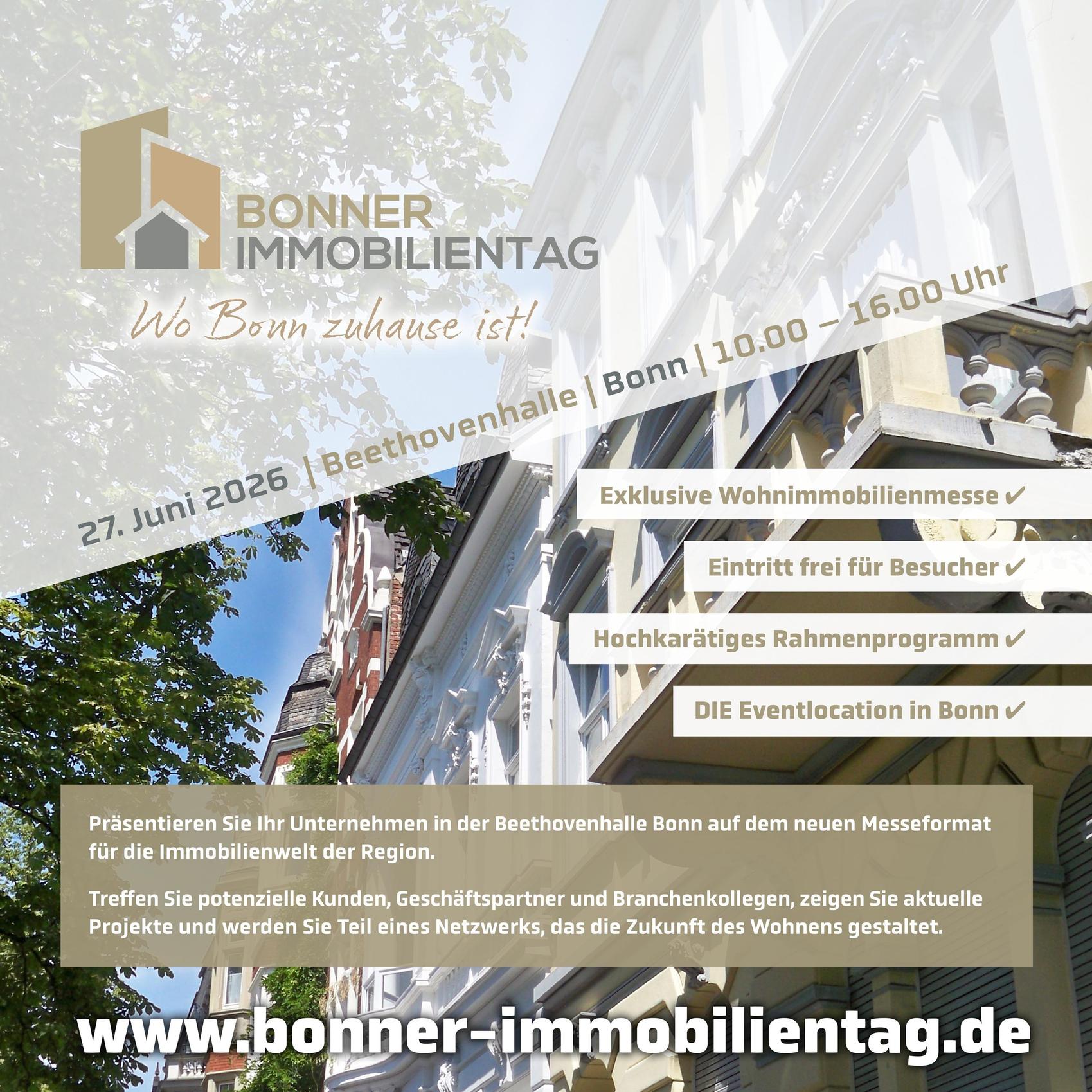 Wir sind dabei! Bonner Immobilientag 2026