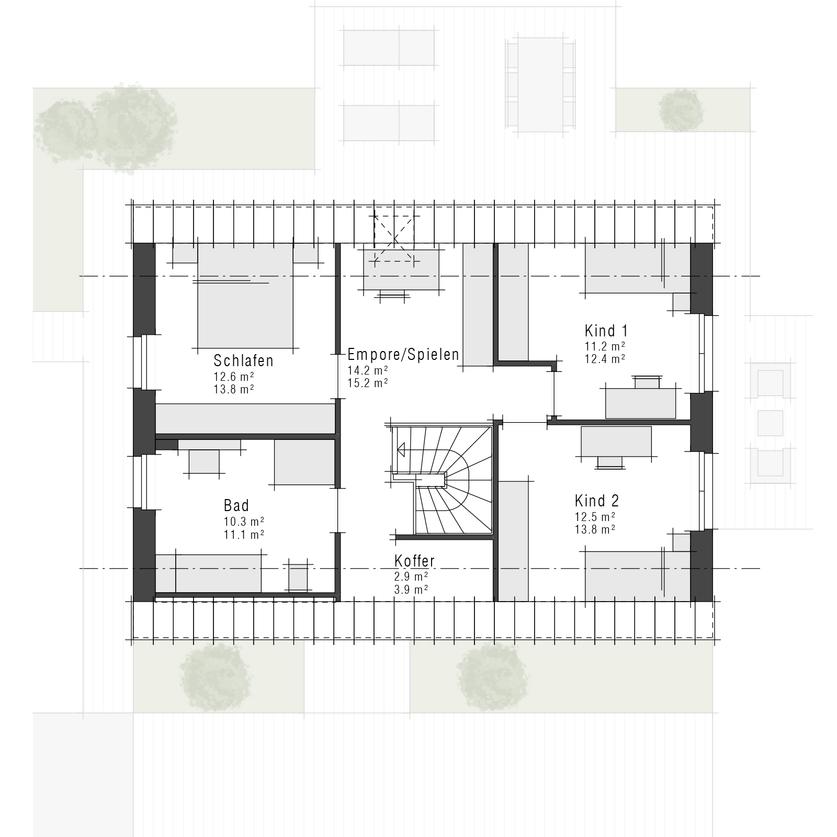 Grundriss Dachgeschoss Maxime XL Next
