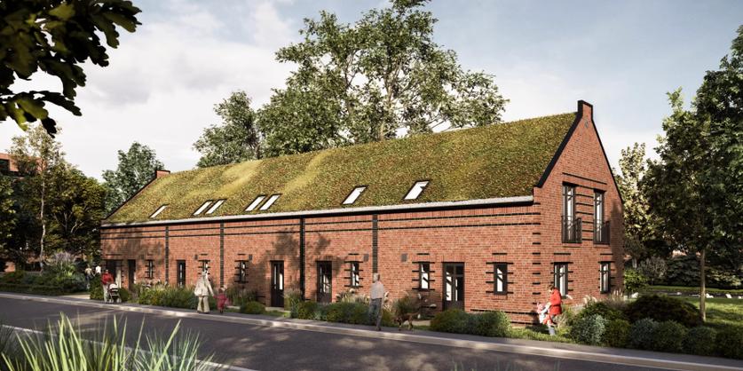 Verblendfassade Eingangsseite