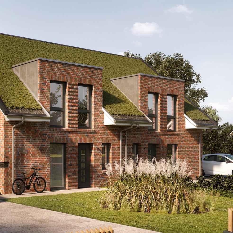 Flachdach-Zwerchgiebel des Viebrockhaus Maxime 800 D