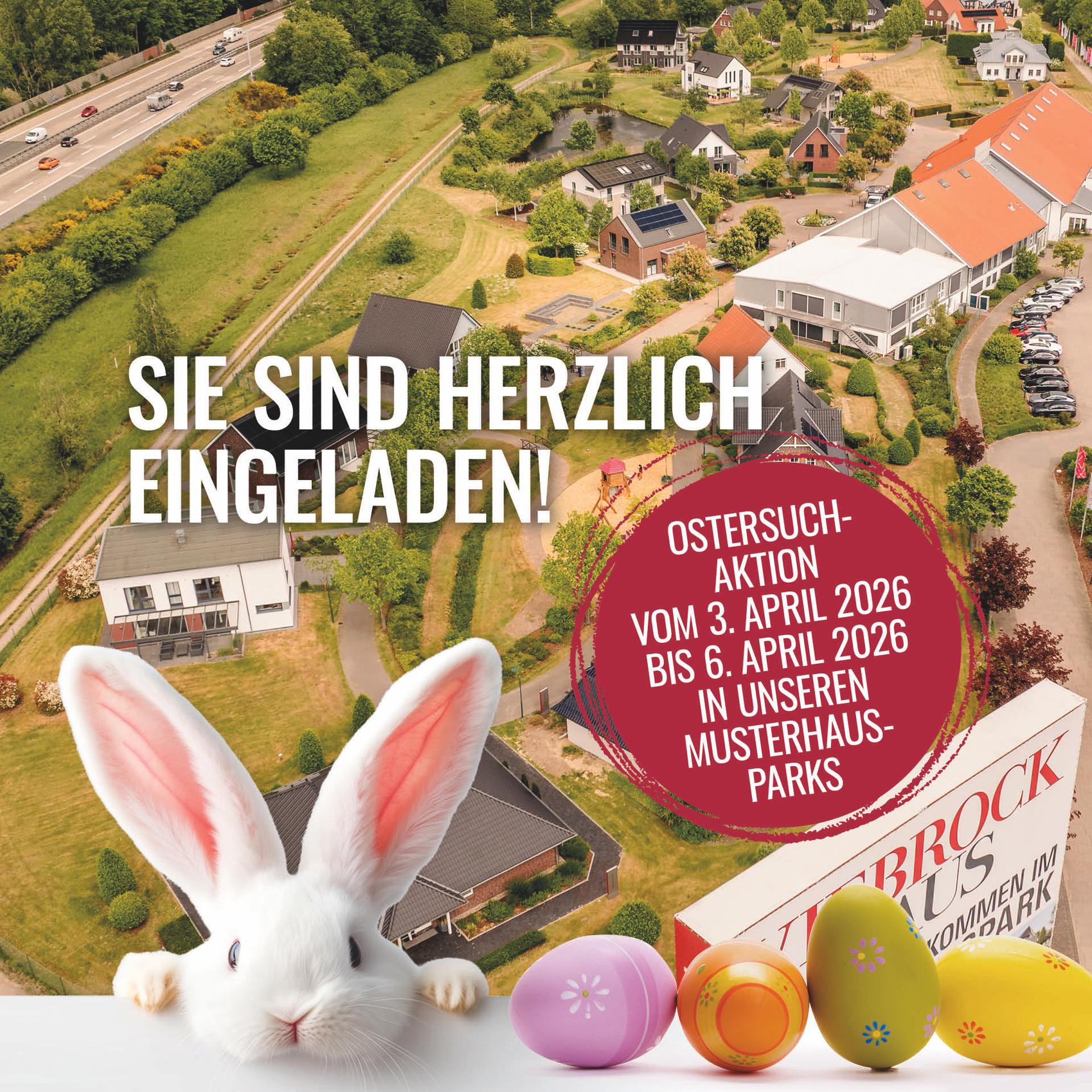Ostern in unseren Musterhausparks mit Osteraktion