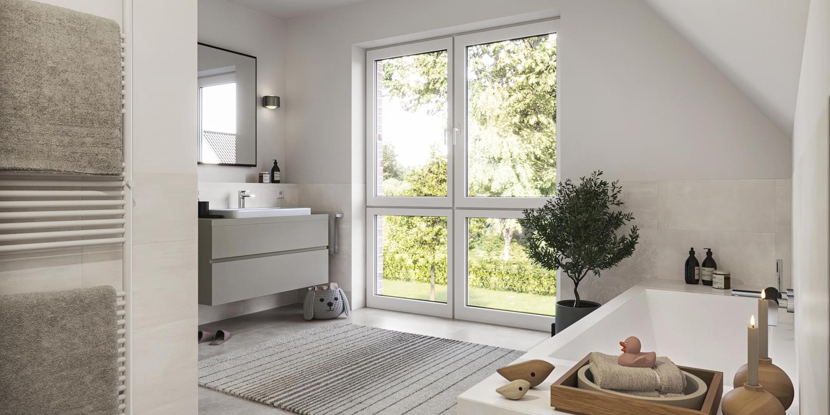 Badezimmer zeitlos im Viebrockhaus Maxime 380