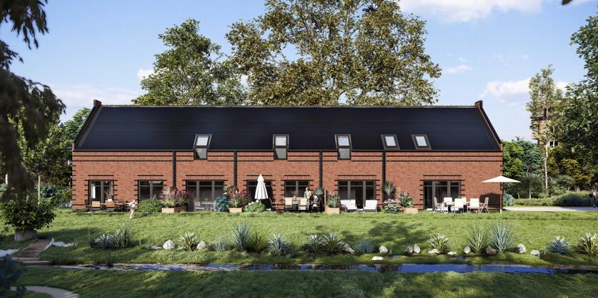 Verblendfassade Gartenseite