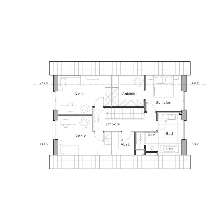 Grundriss Zweifamilienhaus Maxime 380ELW