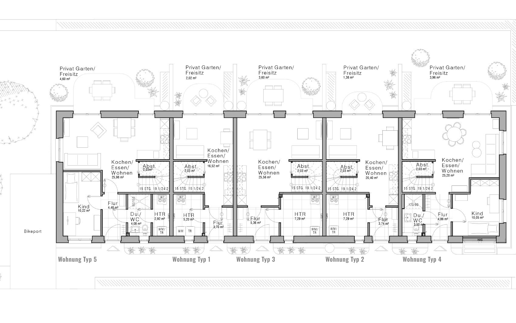 Grundriss Power Townhouse Erdgeschoss