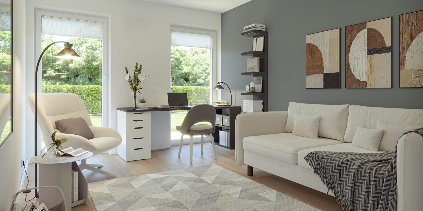 Arbeits- und Gästezimmer im Viebrockhaus Maxime 700 
