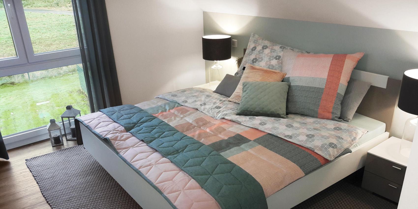 Schlafzimmer im Viebrockhaus V1