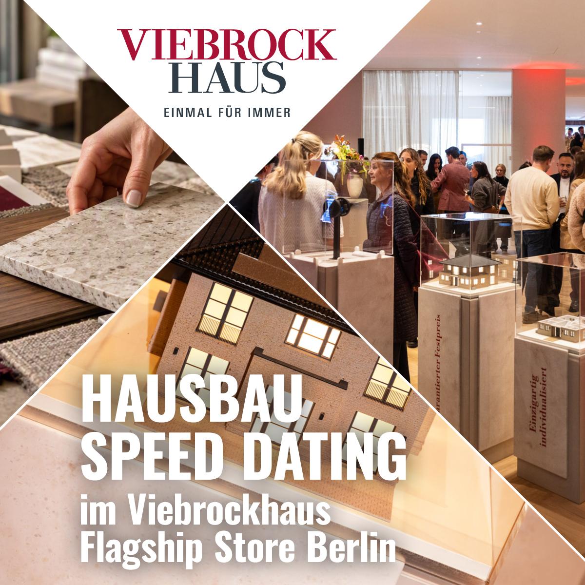 Hausbau-Speed-Dating im Flagshipstore Berlin am 14.11.&nbsp;
