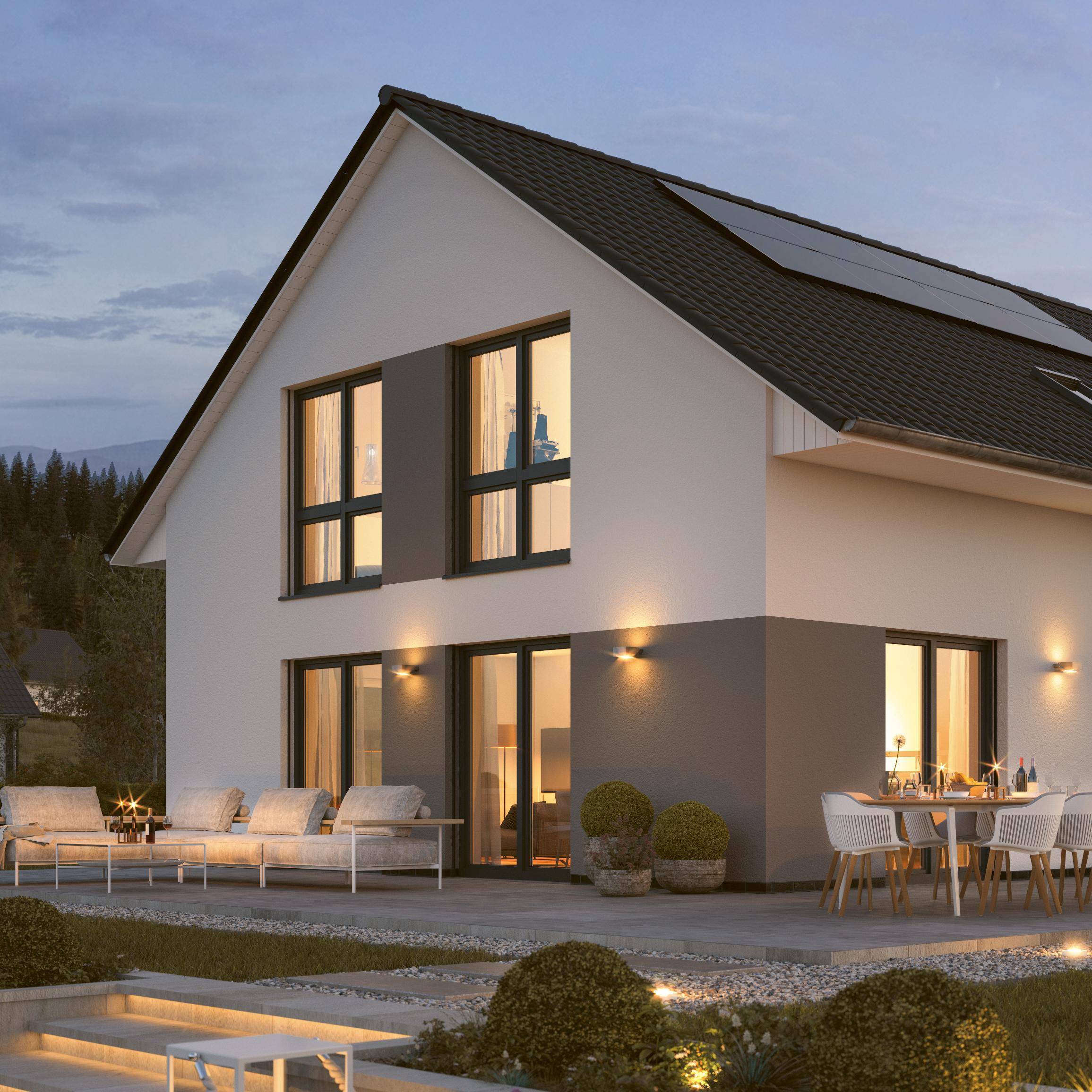 Farbige Putzflächen des Maxime 420