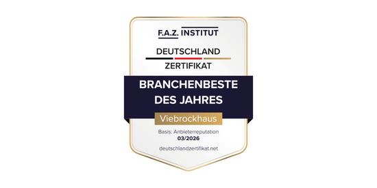 Deutschland-Zertifikat »Branchenbeste des Jahres 2026«