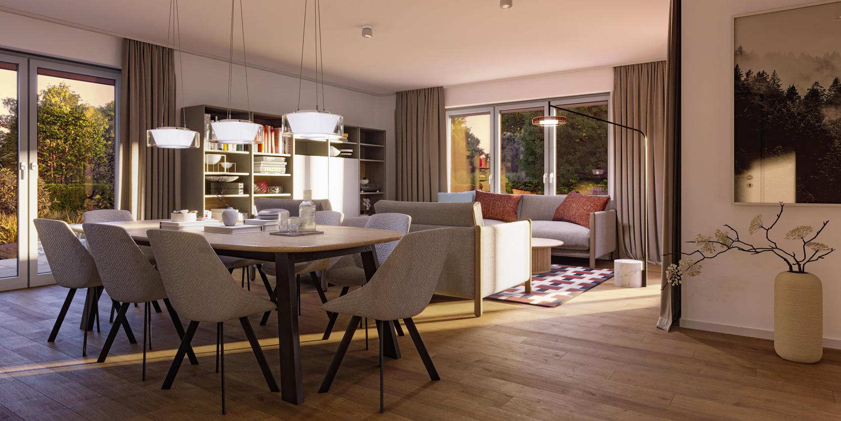 Ess- und Wohnzimmer im Maxime 500 B
