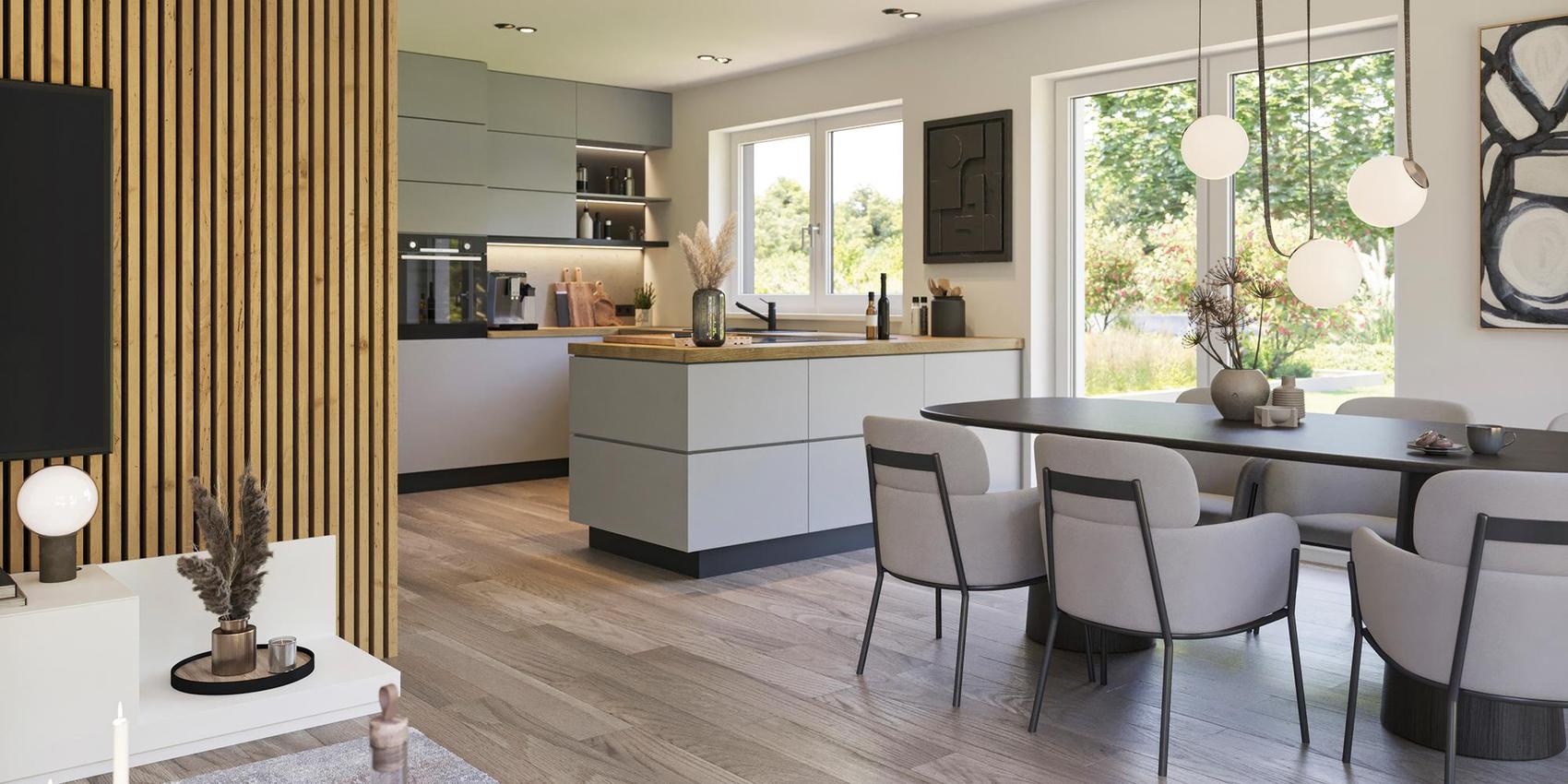 Küchen- und Essbereich modern im Viebrockhaus Maxime 800 D