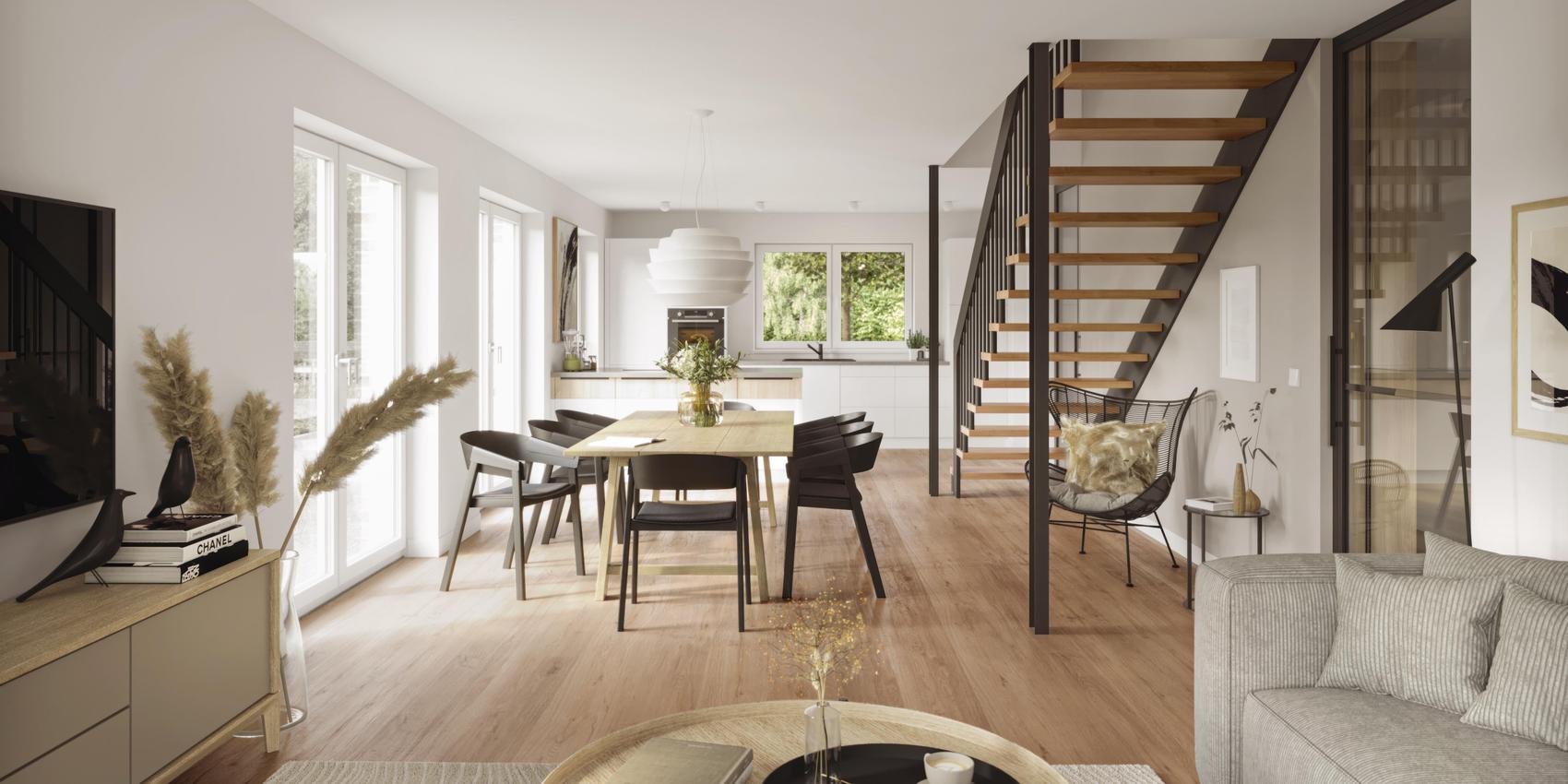 Wohn-Ess-Bereich zeitlos im Viebrockhaus Maxime 380