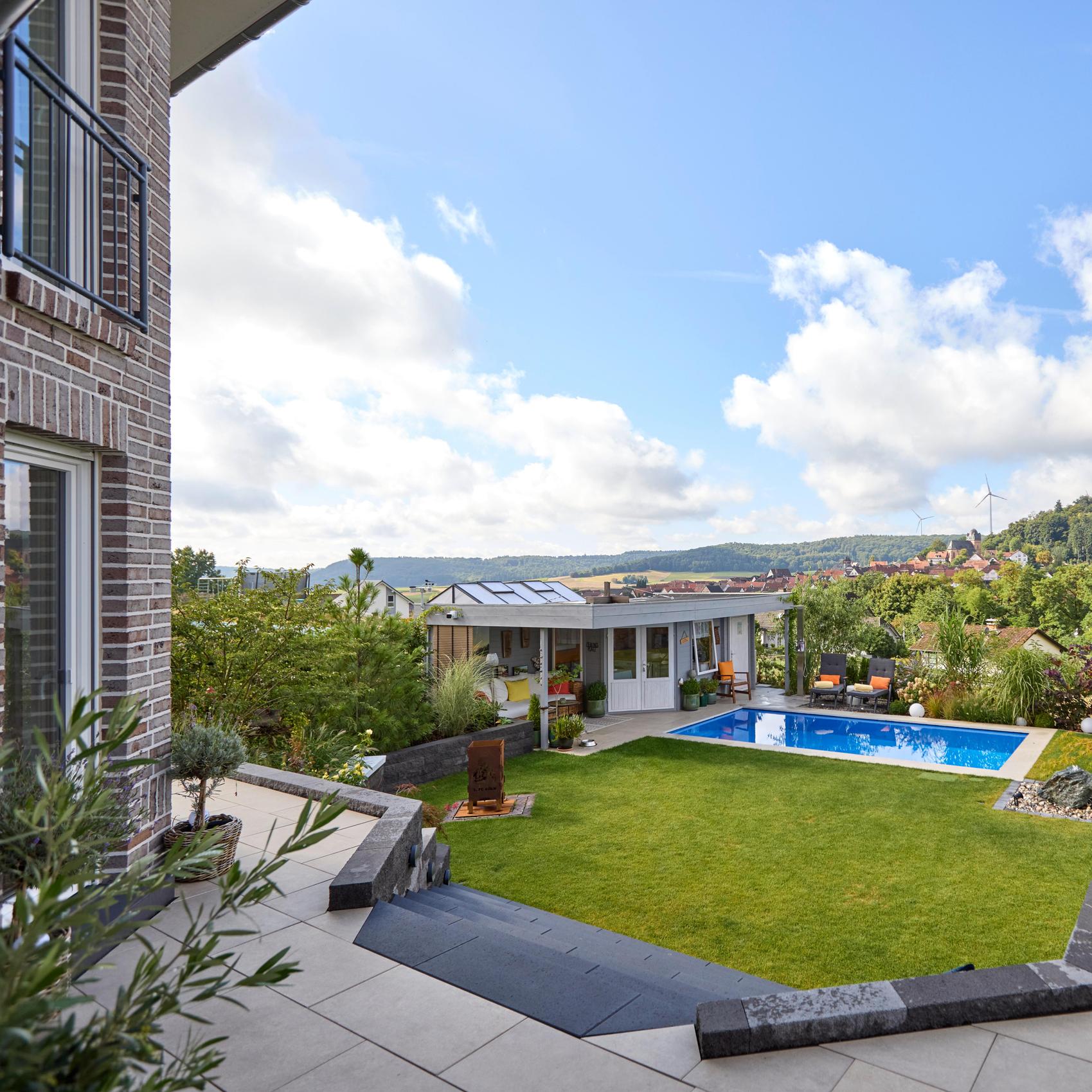 Maxime 800 Gartenansicht