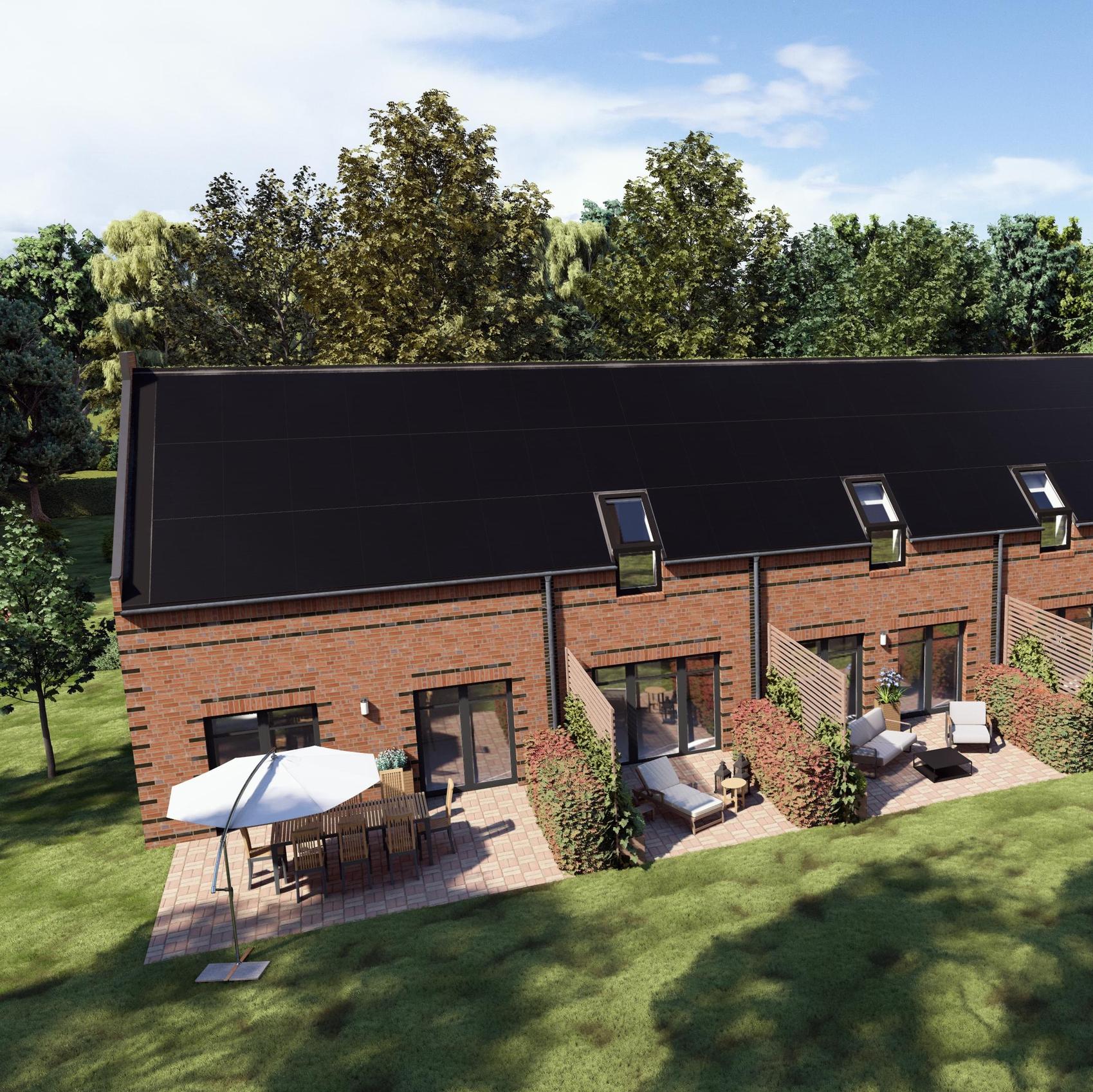 In Reihe gebaute Power Townhouses von Viebrockhaus