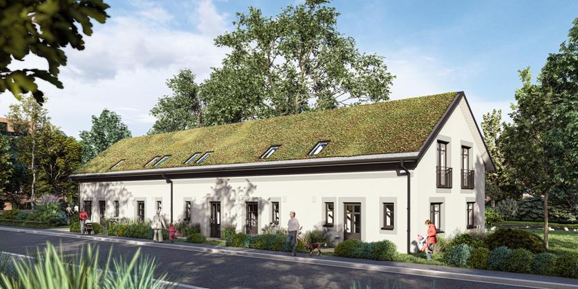 Putzfassade Eingangsseite