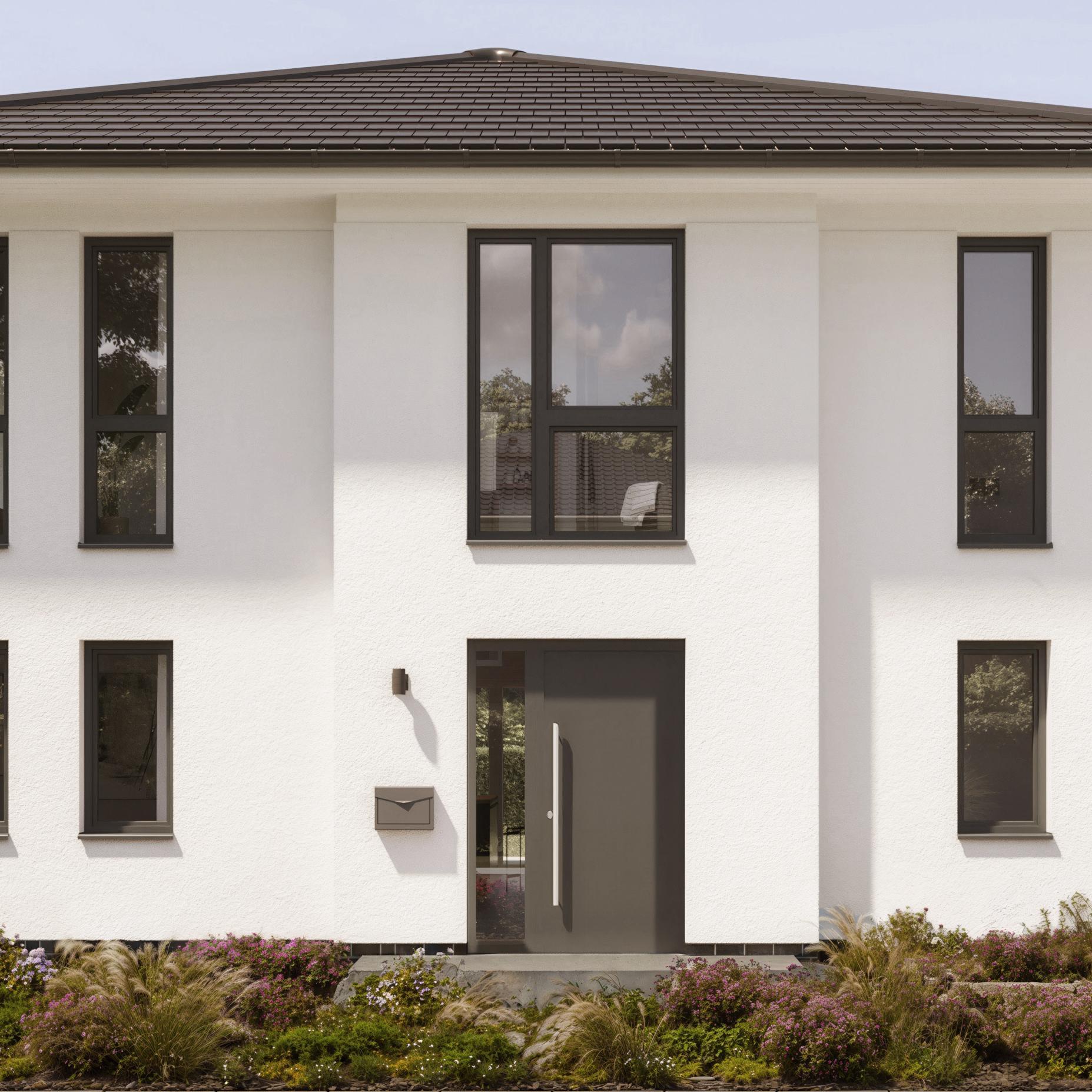 Haustür mit Seitenteil