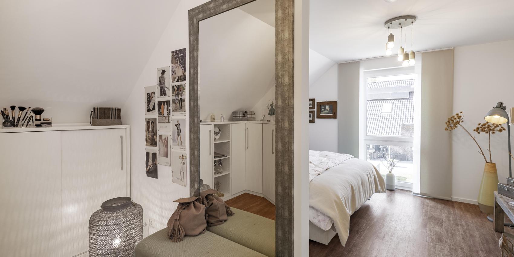 Ankleide und Schlafzimmer im Viebrockhaus V3