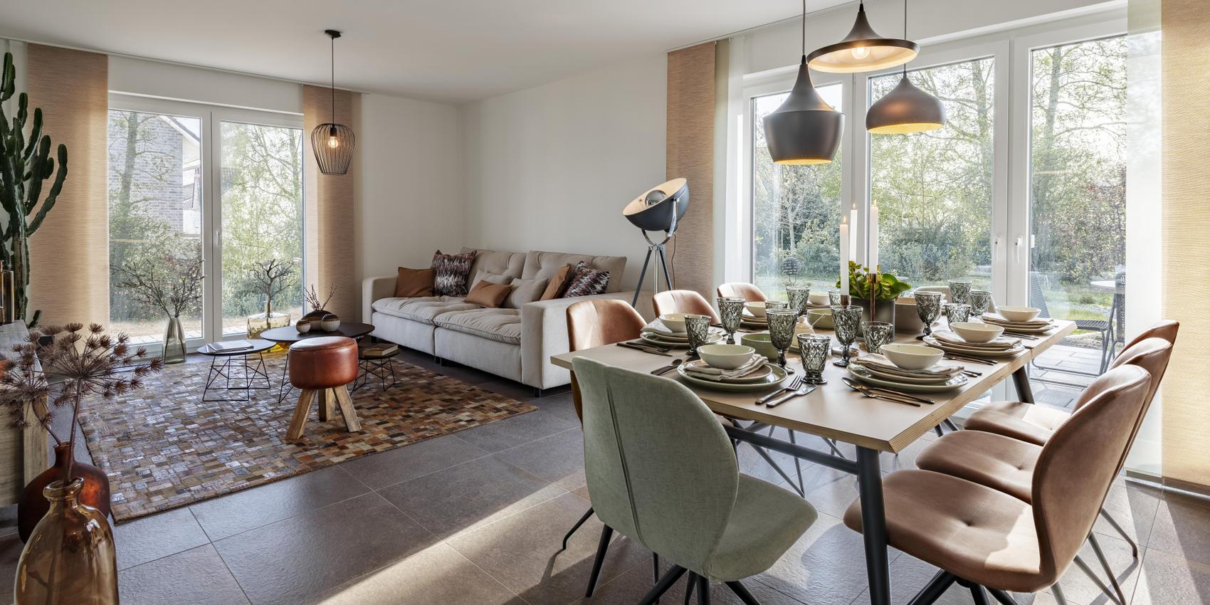 Wohn-Ess-Bereich im Viebrockhaus V3