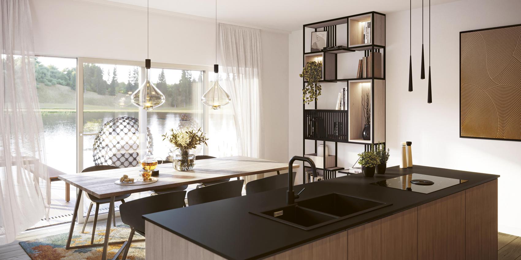  Küchen- und Essbereich im Edition 300 B