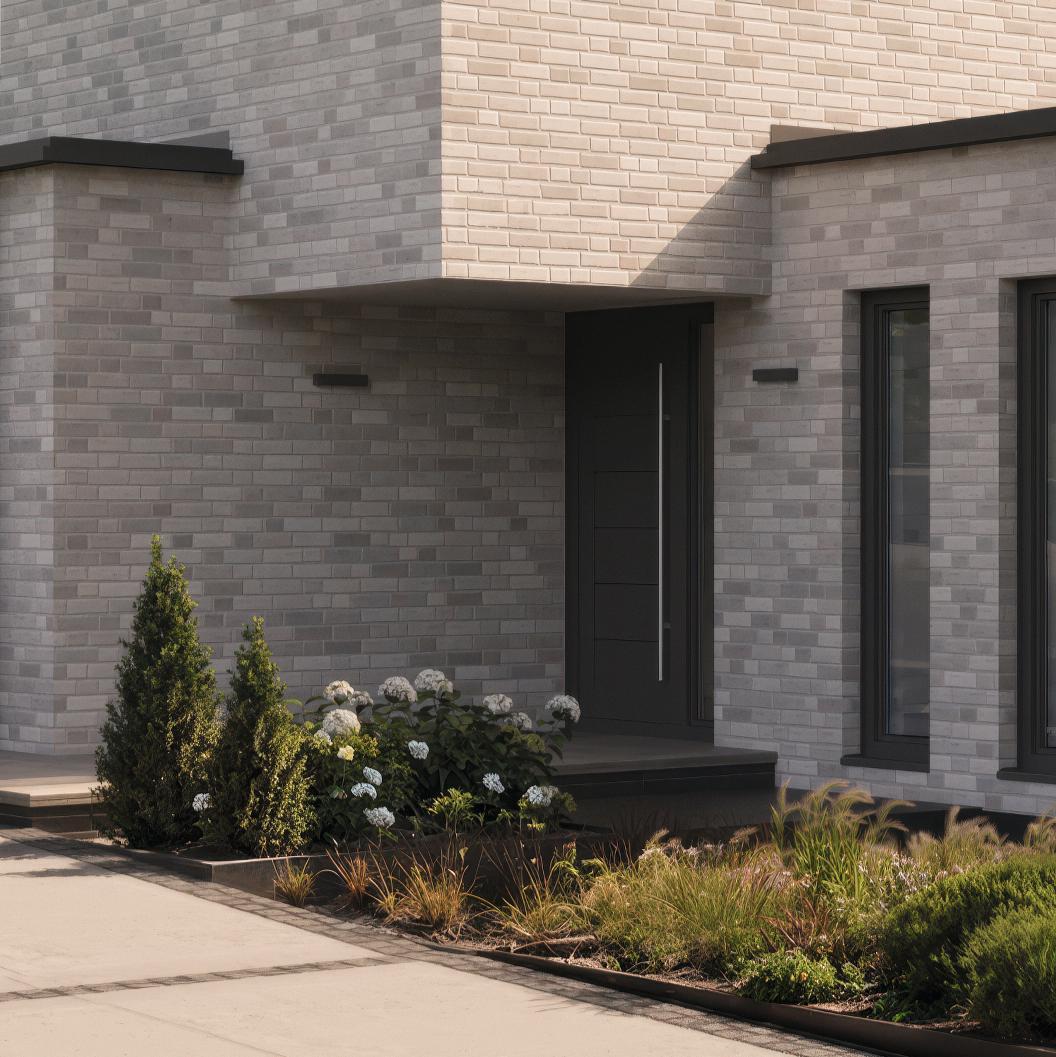 Überdachter Hauseingang beim Viebrockhaus Edition 900 II