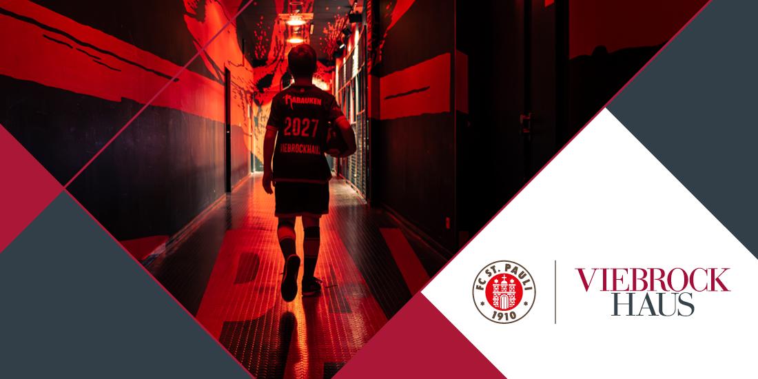 Junge mit Ball - FC St. Pauli Partnerschaftslogo