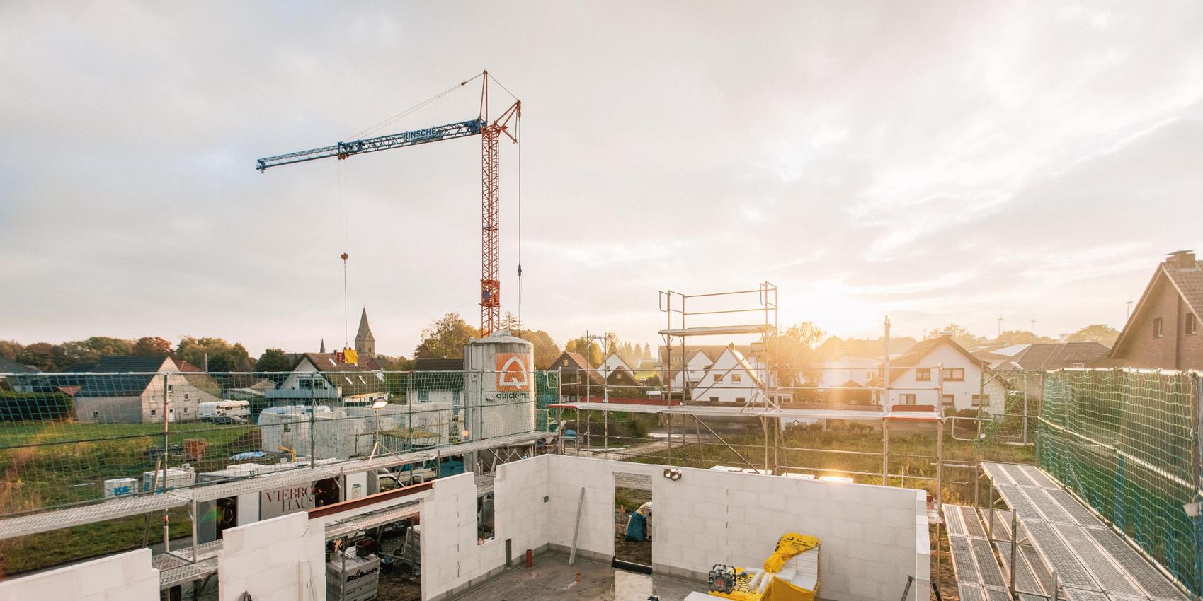 Objektbetreuung Viebrockhaus - Draufsicht auf eine Baustelle