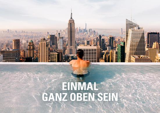 Ganz oben