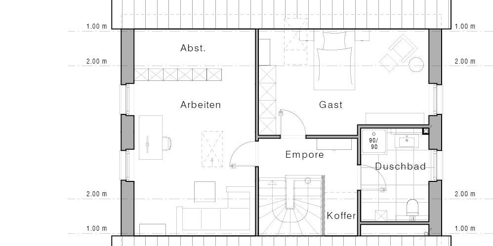 Grundriss einer Stadtvilla von Viebrockhaus