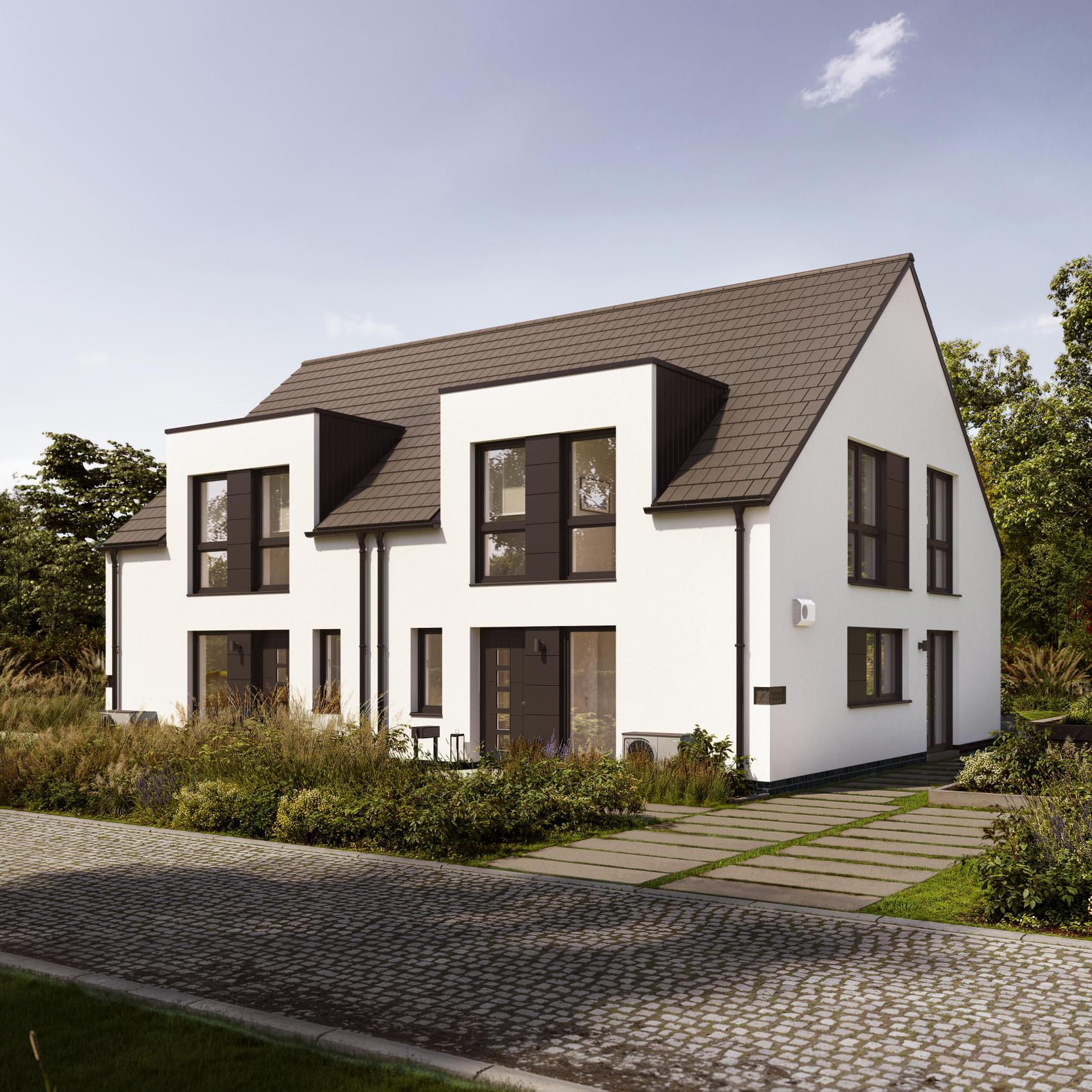 Modernes Doppelhaus von Viebrockhaus