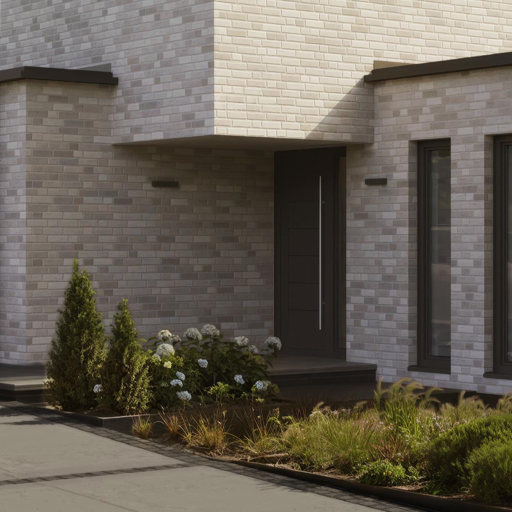 Überdachter Hauseingang beim Viebrockhaus Edition 900 II