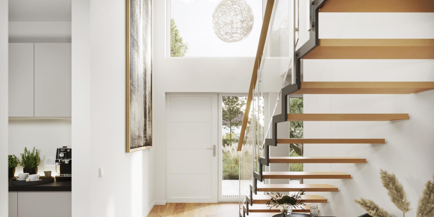 Treppenaufgang modern im Maxime 720 II