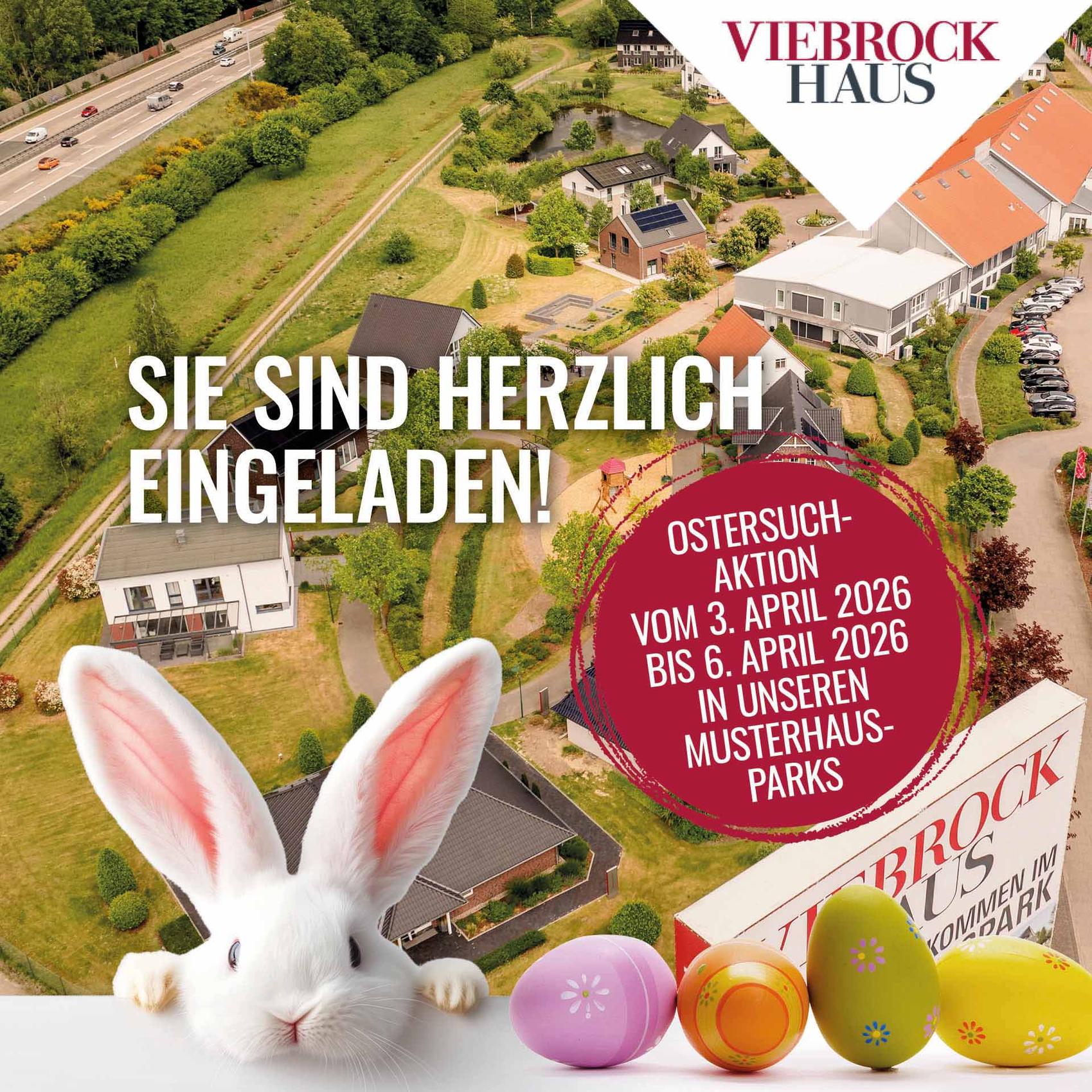 Einladung zum Oster-Special in unseren Musterhausparks