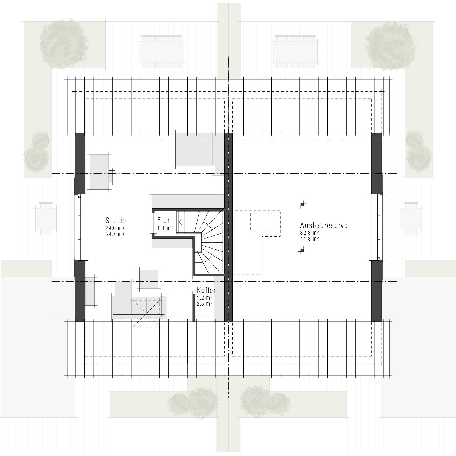 Grundriss Dachgeschoss V10 D von Viebrockhaus