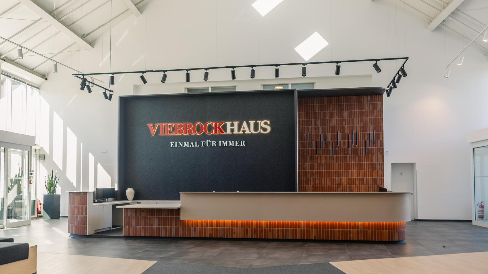 Viebrockhaus Eckstein in einem Viebrockhaus mit grauem Klinkerstein