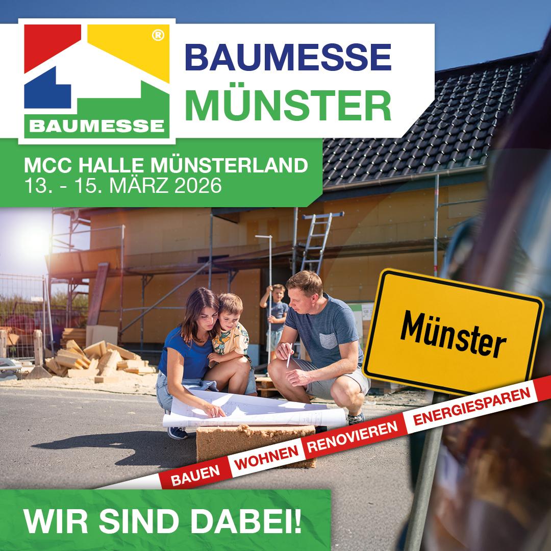 Wir sind dabei! Baumesse Münster 2026